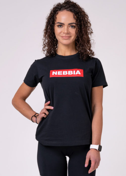 Nebbia dámske tričko čierne 592